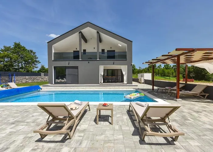 Luka - New Isolated With Heated Pool, Jacuzi And Sauna Villa *